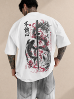 Playera Sword blanca, vista trasera