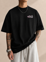 Playera Sword negra, vista frontal