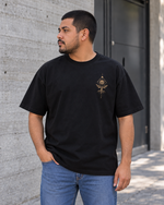 Playera Árbol de MINIMALISTIC URBAN, negra, vista frontal