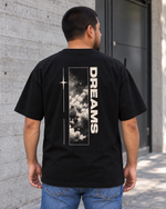 Playera Dreams de MINIMALISTIC URBAN, negra, vista trasera