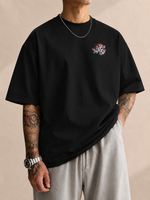 Playera War negra, vista frontal