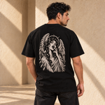 Chica Piedra · YOUR ONLY STYLE FUCK BOY, playera negra, espalda