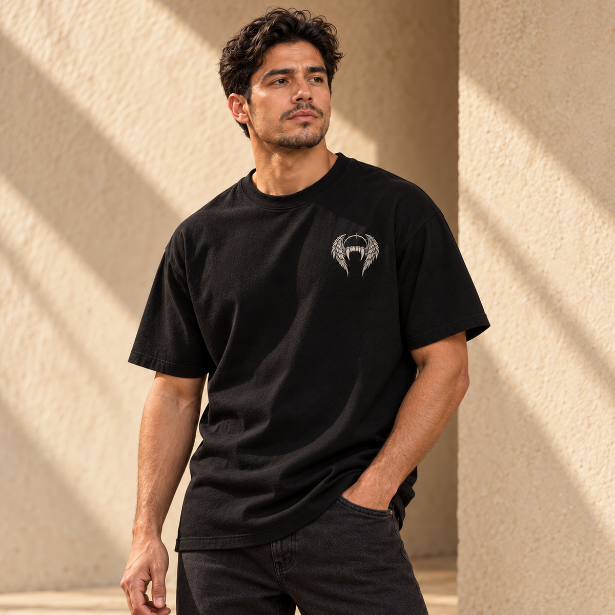 Chica Piedra · YOUR ONLY STYLE FUCK BOY, playera negra, frente