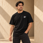 Heart on Silent · YOUR ONLY STYLE FUCK BOY, playera negra, frente