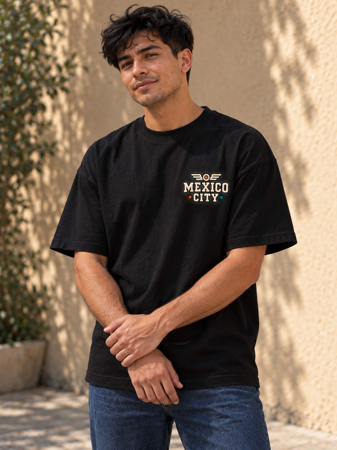 TOUR RELAX COUNTRY Mexico City, playera negra, frente