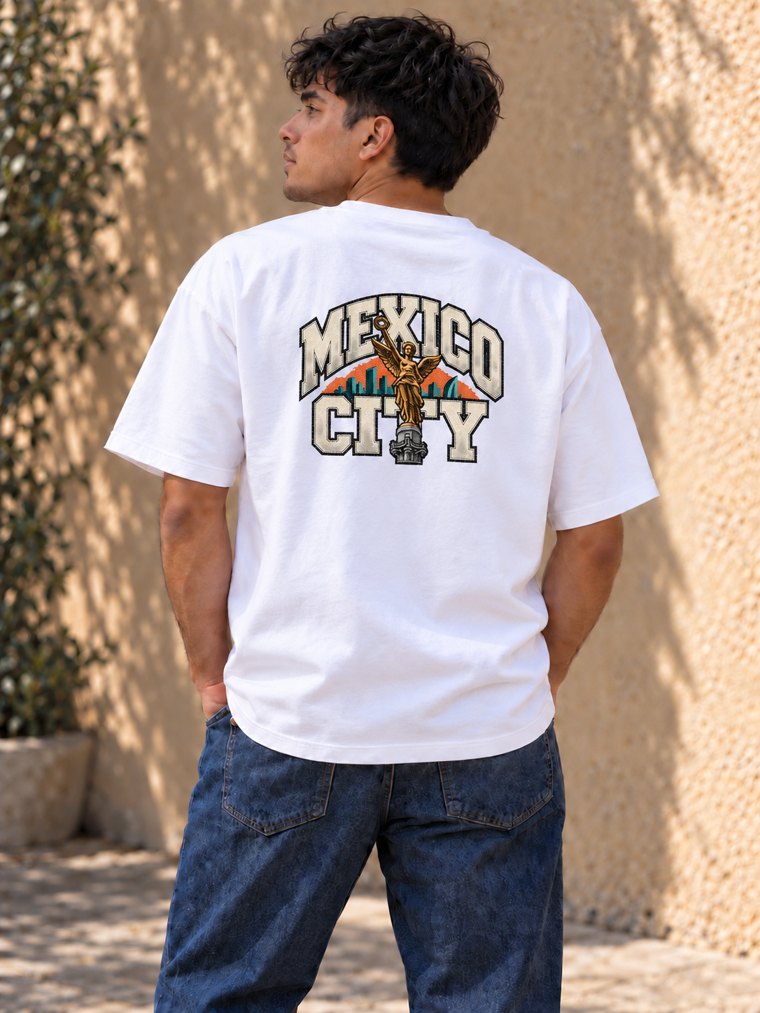 TOUR RELAX COUNTRY Mexico City, playera blanca, espalda