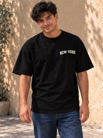 TOUR RELAX COUNTRY New York, playera negra, frente