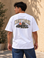 TOUR RELAX COUNTRY New York, playera blanca, espalda