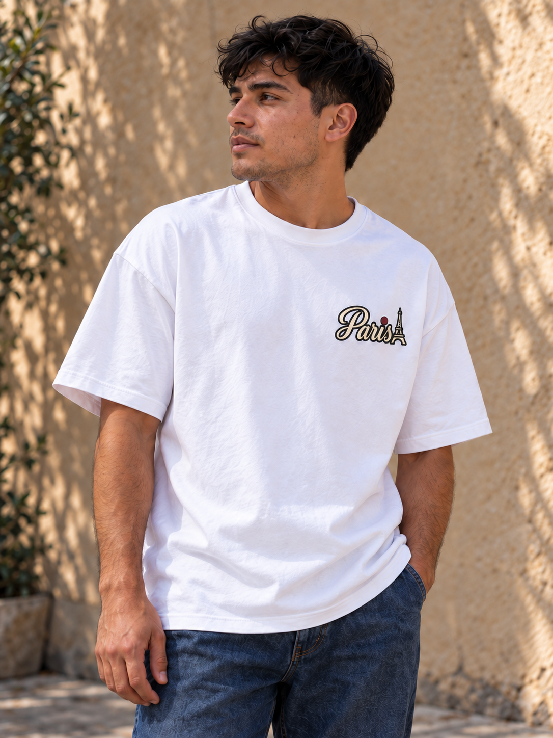 TOUR RELAX COUNTRY Paris, playera blanca, frente